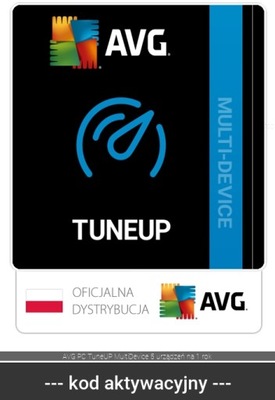 AVG PC TuneUP MultiDevice 5 urządzeń na 1 rok