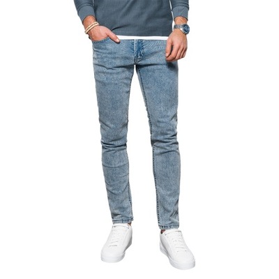 Spodnie męskie jeansowe SKINNY FIT j. ni P1062 XXL