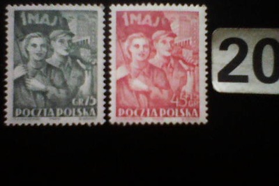 Znaczki , 1 Maj , Polska MNH