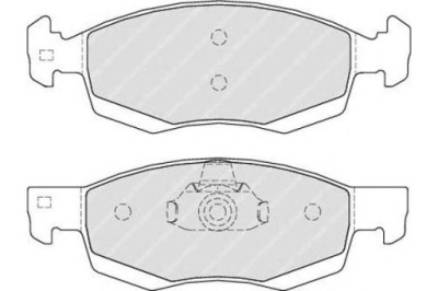 Ferodo тормозные колодки тормозные dacia logan 1.5 dci ls04 фото №1