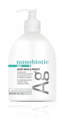 Nanobiotic MED Silver Wash&Protect mydło w żelu 500ml