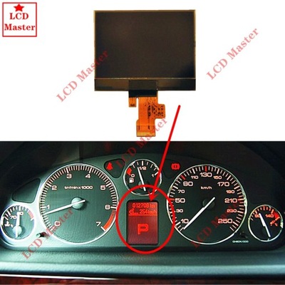 1PCS LCD DISPLAY SCREEN PARA PEUGEOT 407 407SW CUPÉ INSTRUMENT CLUST~72379  