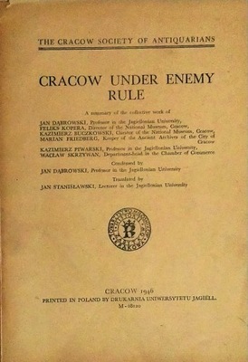 Cracow Under Enemy Rule SPK