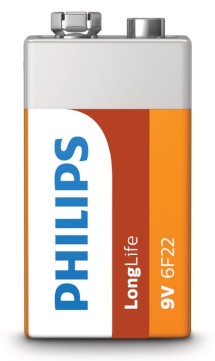 Bateria 9V Philips LongLife