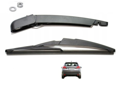 Рычаг + дворник щетка na задняя peugeot 2008 2013r- фото №1