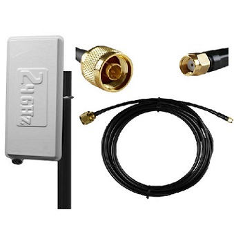 Antena WiFi PALLAS 19dBi HV 2,4GHz 5m kabla RP-SMA