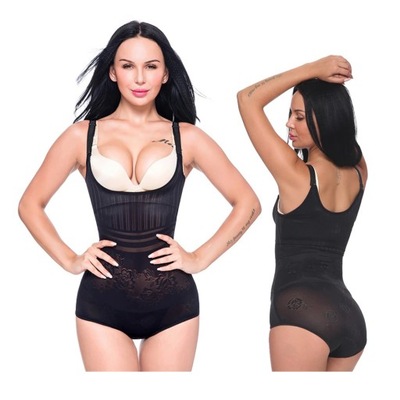 Lindex Lana Czarne body modelujące sylwetkę M - 12283432052