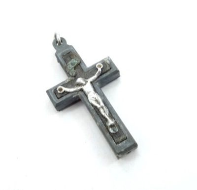 S8 Stary relikwiarz krzyż enkolpion na relikwie