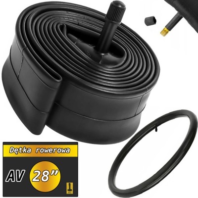 DĘTKA ROWEROWA 28 CALE 28 x 1.75/2.125 Z WENTYLEM SAMOCHODOWYM DO ROWERU AV