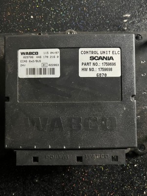 UNIDAD DE CONTROL ECAS WABCO SCANIA 1759696  