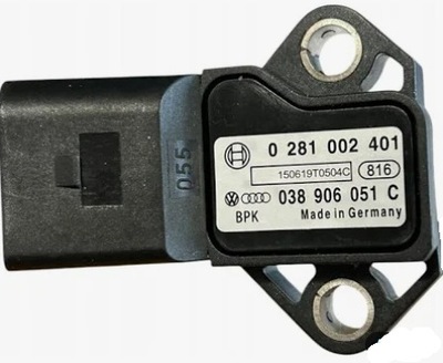 Czujnik ciśnienia doładowania (MAP) VW GROUP - 038 906 051 C - oryg.