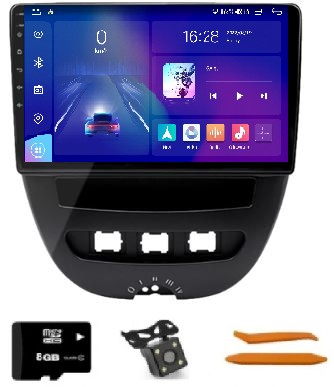 RADIO ANDROID NAVEGACIÓN XQ430S QLED CARPLAY LTE GPS TOYOTA AYGO 1 I 05-14  