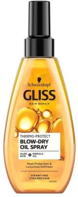 GLISS THERMO-PROTECT BLOW-DRY OIL TERMOOCHRONNY OLEJEK DO WŁOSÓW