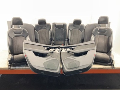 Сидіння заднє сидіння обшивки комплект audi q7 4m suv фото №1