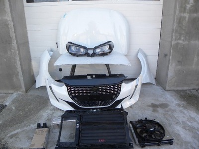 Peugeot 208 ii капот, лампы pół led-technology бампер 2020 rok фото №1