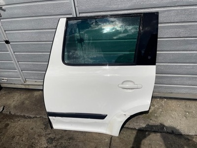 Skoda yeti дверь задняя задние левая цвет белый фото №1
