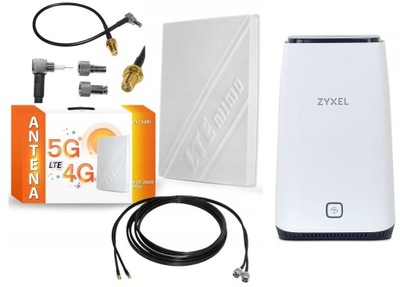 Router LTE 4G 5G Zyxel NR5103E + Antena 5m TS9