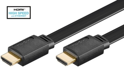 Kabel HDMI Goobay High Speed Płaski 5m