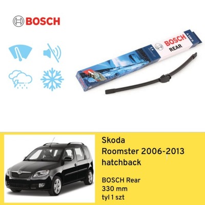 LIMPIAPARABRISAS AL PARTE TRASERA PARA SKODA PRAKTIK VAN (2006-2013) BOSCH  