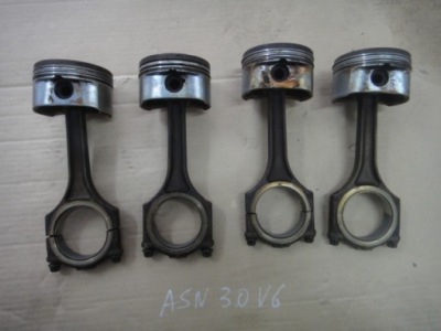 Audi a4 b6 3.0 v6 asn поршень поршні шатун фото №1