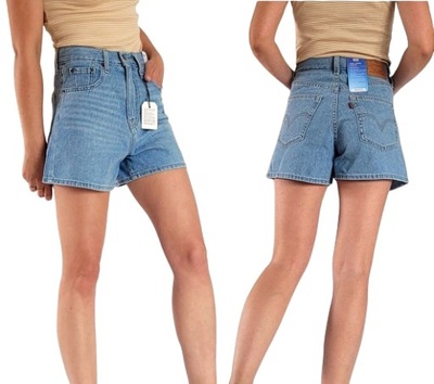 spodenki szorty jeansowe Levi's High Loose Shorts W28 38 M
