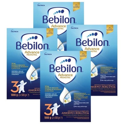 Bebilon 3 Pronutra Advance Junior Mleko 1000 g