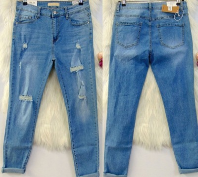 Spodnie damskie jeans rozmiar 44