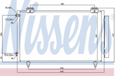 RADUADOR DE ACONDICIONADOR NISSENS 94719  