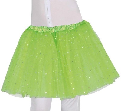 Spódniczka Tutu Zielona Gwiazdki Strój Wiosna 30cm