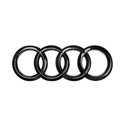 EMBLEMA INSIGNIA NEGRO AUDI TT A3 A5 TRASERO 192MM  