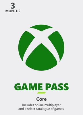 Xbox Game Pass Core 3 MIESIĄCE PL / 90 dni