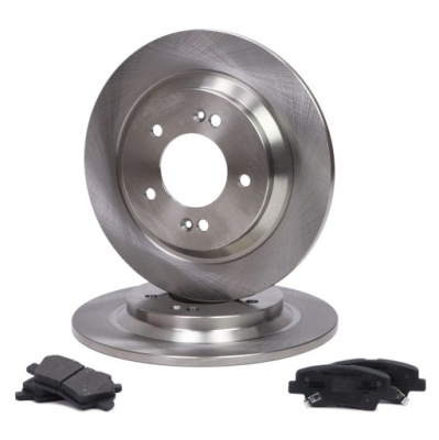 Тормозные диски тормозные колодки задняя kia optima; hyundai grandeur фото №1