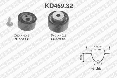 КОМПЛЕКТНИЙ ГРМ SNR KD459.32 KD45932