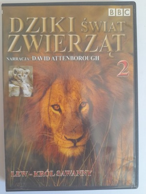 DZIKI ŚWIAT ZWIERZĄT 2 Lew - król Sawanny DVD