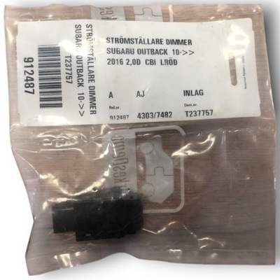 Subaru outback переключатель poświetlenia света фото №1