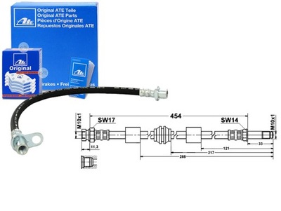 CABLE DE FRENADO ATE 1001348 95VW2078AE 7335771 7  