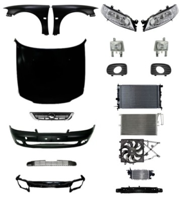 Opel vectra 99-03 бампер pas капот крыло фото №1