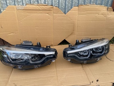 ФАРА ФОНАРИ ПЕРЕД FULL LED (СВЕТОДИОД ) BMW F32 F33 F36 РЕСТАЙЛ LCI 8738700 8738699 ИГОЛКА