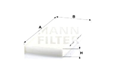 MANN-FILTER FILTRO CABINAS CITROEN C8 JUMPY FIAT SCUDO ULYSSE LANCIA  