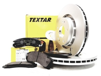 TEXTAR DISCOS + ZAPATAS PARTE DELANTERA OUTLANDER C-CROSSER 294  