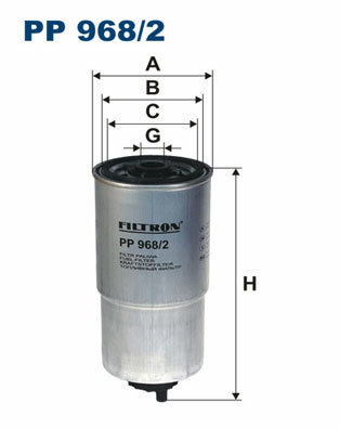 FILTRO COMBUSTIBLES PP 968/2  