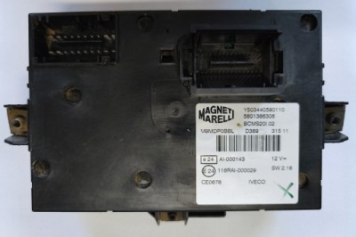 Модуль bsi кузов блок управління 5801386306 y503440590110 фото №1