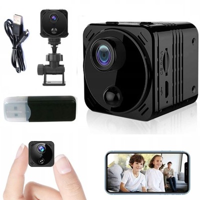 MINI KAMERA BEZPRZEWODOWY KAMERA MONITORUJĄCA FULL HD 4K WLAN