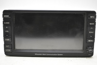 Радіо радіопрогравач cd aux mp3 dvd navi 8750a070 mitsubishi outlander ii фото №1