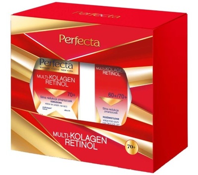 PERFECTA MULTI-KOLAGEN RETINOL ZESTAW PREZENTOWY DO PIELĘGNACJI 70+