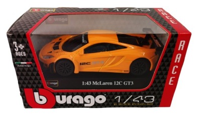 Model BBURAGO RACE 1:43 McLaren 12C GT3