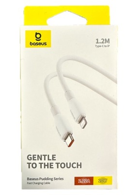 Kabel Baseus USB typ C - Apple Lightning 1,2 m biały