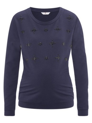 Damski sweter ciążowy granatowy Bellybutton Maternity, r. M