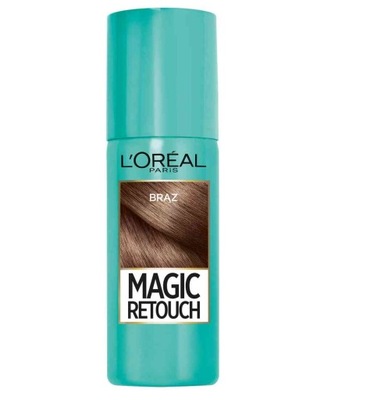 Loreal Magic Spray do Retuszu Odrostów Brąz