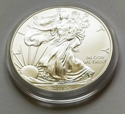 2015 Amerykański Srebrny Orzeł, BU, 1 oz